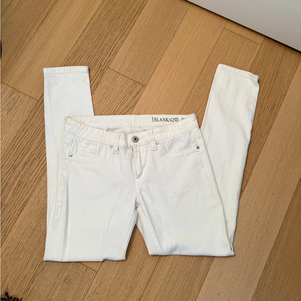 Blank NYC White Skinny Jeans - High-Rise Women's
